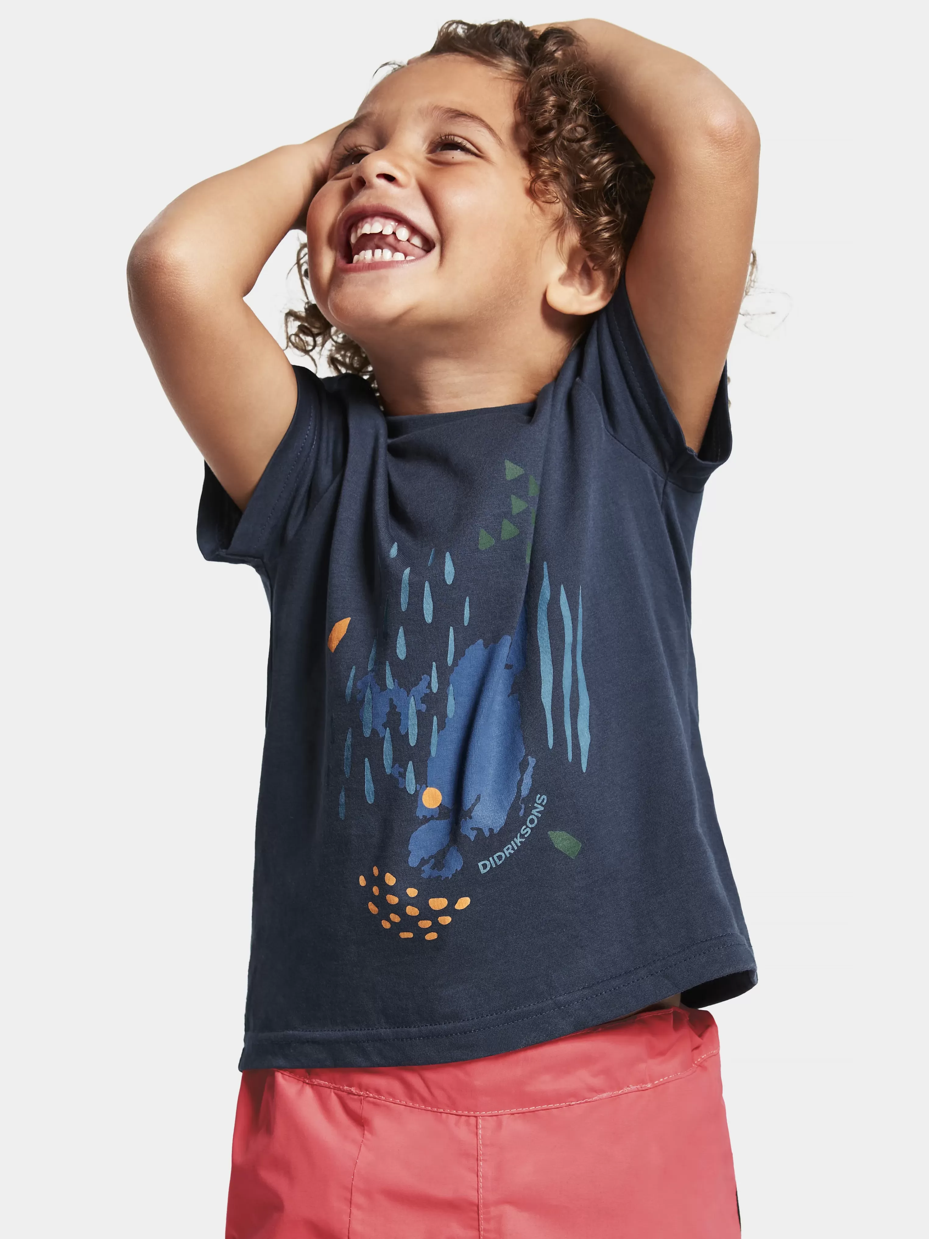Didriksons Mynta Kids' Logo T-Shirt>Barn Tröjor & T-Shirts